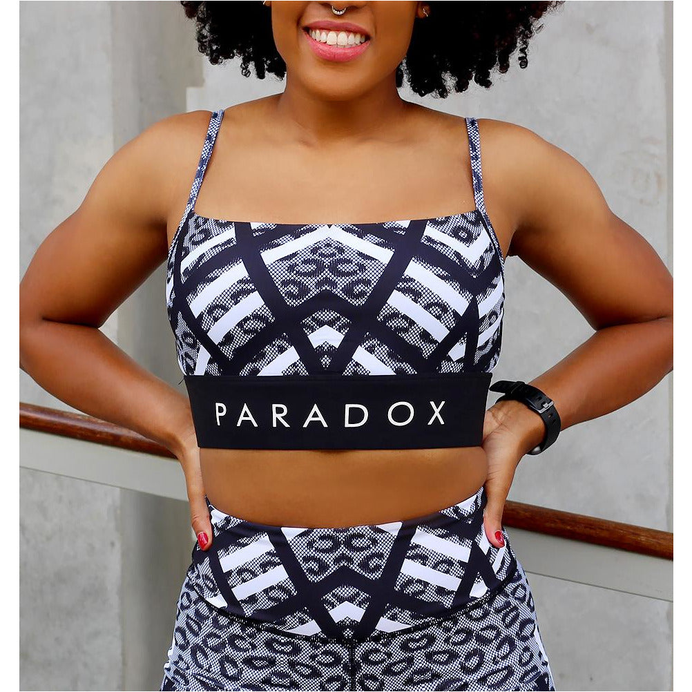 Mesh Leopard Print Square Neck Sports Bra – Paradox Activewear